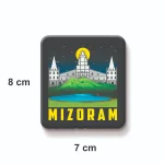 MIZORAM FRIDGE MAGNET | PACK OF 1